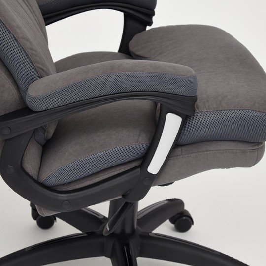 Компьютерное кресло DUKE флок/ткань, серый/серый, 29/TW-12 арт.14039 в Саратове - изображение 9