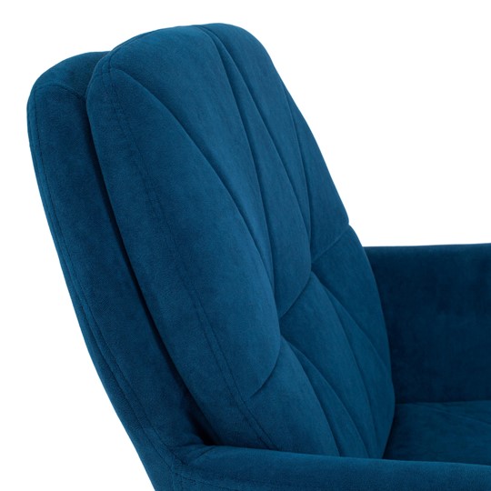 Компьютерное кресло GARDA флок, синий, 32 арт.15292 в Энгельсе - изображение 4