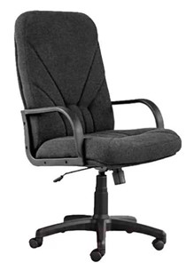 Кресло офисное MANAGER (PL64) ткань CAGLIARI C-38 серый в Энгельсе