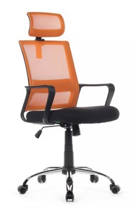 Кресло компьютерное RCH 1029HB, черный/оранжевый в Саратове