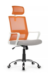 Кресло офисное RCH 1029HW, серый/оранжевый в Саратове