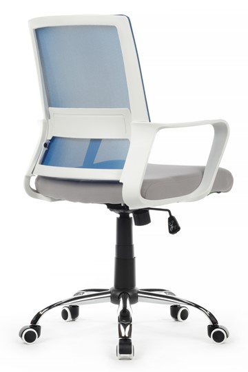 Компьютерное кресло RCH 1029MW, серый/синий в Саратове - изображение 3