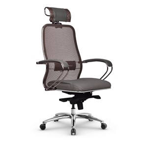 Кресло компьютерное Samurai SL-2.04 MPES Светло-коричневый / Серый в Энгельсе