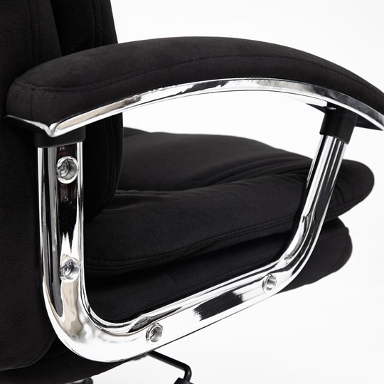 Офисное кресло SOFTY LUX флок, черный, арт.13594 в Саратове - изображение 14
