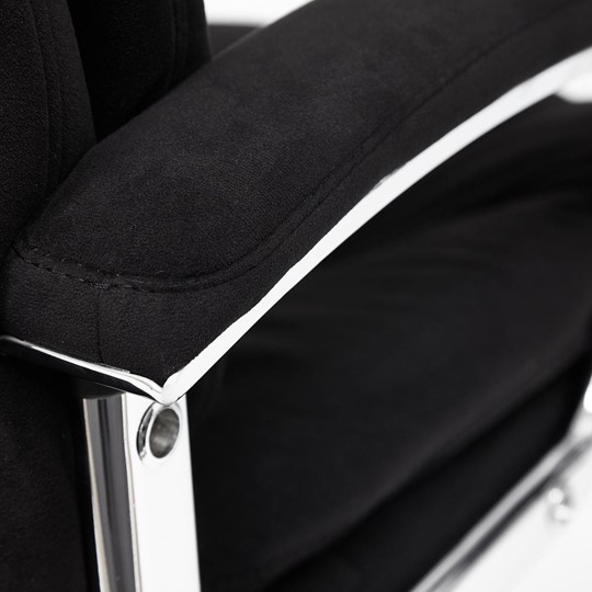 Офисное кресло SOFTY LUX флок, черный, арт.13594 в Саратове - изображение 16