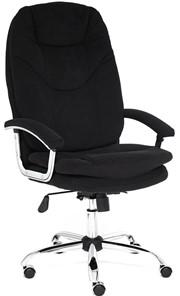 Офисное кресло SOFTY LUX флок, черный, арт.13594 в Саратове - предосмотр