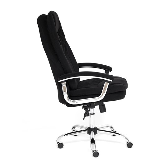 Офисное кресло SOFTY LUX флок, черный, арт.13594 в Саратове - изображение 5