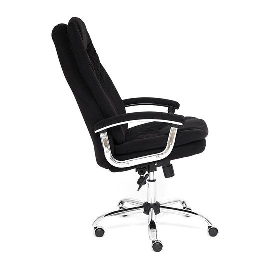 Офисное кресло SOFTY LUX флок, черный, арт.13594 в Саратове - изображение 6