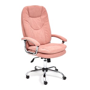 Офисное кресло SOFTY LUX флок, розовый, арт.13952 в Энгельсе