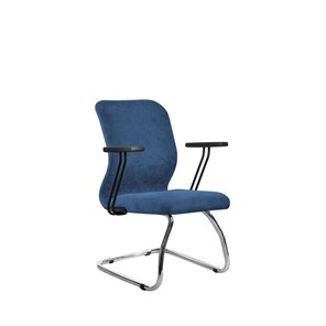 Кресло офисное SU-Mr-4/подл.109/осн.007 светло-синий в Саратове