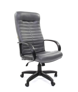 Кресло офисное CHAIRMAN 480 LT, экокожа, цвет серый в Саратове - предосмотр
