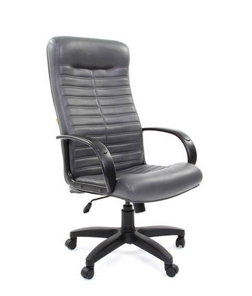 Кресло офисное CHAIRMAN 480 LT, экокожа, цвет серый в Саратове - изображение