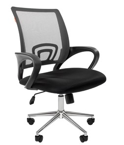 Офисное кресло CHAIRMAN 696 CHROME Сетка TW-04 (серый) в Саратове