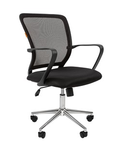 Офисное кресло CHAIRMAN 698 CHROME new Сетка TW-01 (черная) в Саратове
