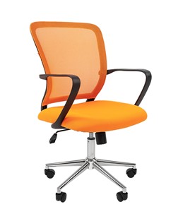 Офисное кресло CHAIRMAN 698 CHROME new Сетка TW-66 (оранжевый) в Энгельсе