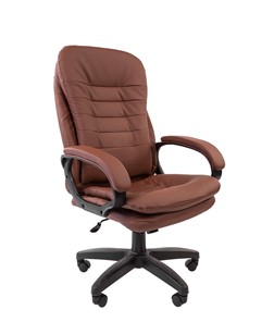 Компьютерное кресло CHAIRMAN 795 LT, экокожа, цвет коричневый в Энгельсе