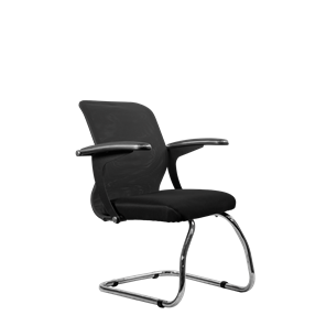 Офисный стул SU-M-4/подл.160/осн.007, Темно-серый/Черный в Саратове