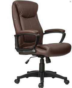 Офисное кресло BRABIX "Enter EX-511", экокожа, коричневое, 531163 в Саратове