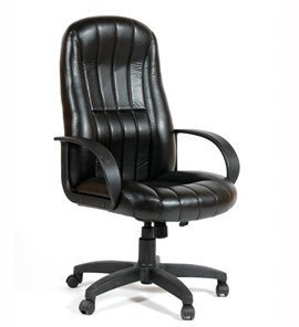 Кресло компьютерное CHAIRMAN 685, экокожа, цвет черный в Саратове