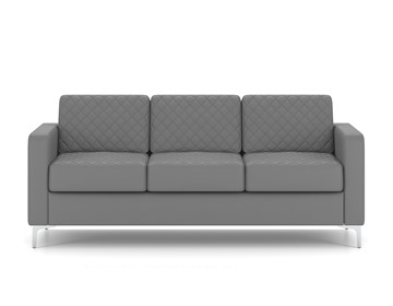 Офисный диван Актив трехместный, серый в Саратове