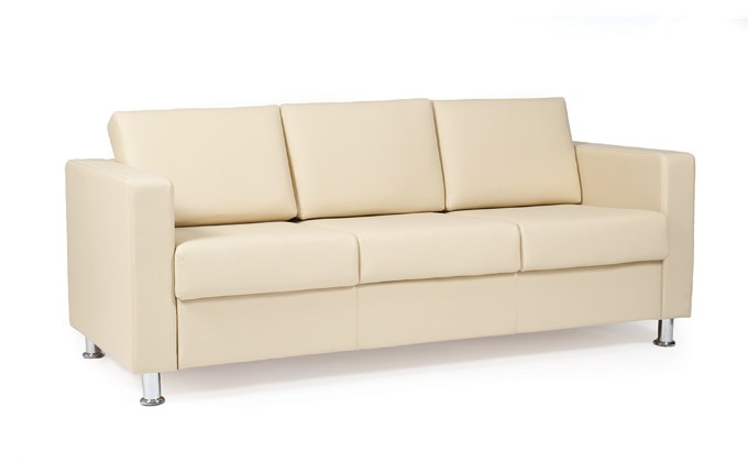 Прямой диван Симпл трехместный, экокожа в Энгельсе - изображение 1