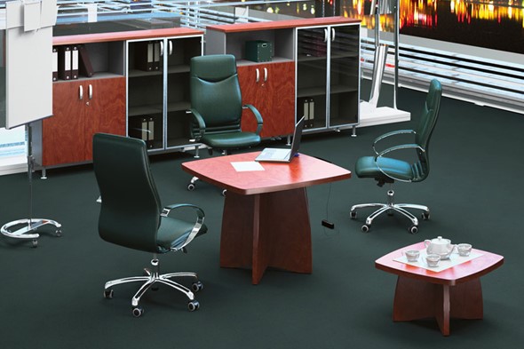 Кабинет руководителя Boston Director зона для переговоров, конференц-стол в Саратове - изображение