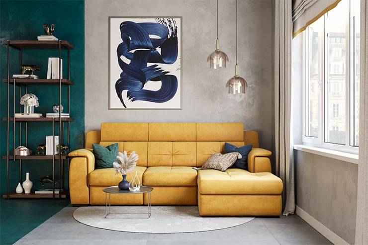 Угловой диван Бруклин с оттоманкой в Саратове - изображение 7
