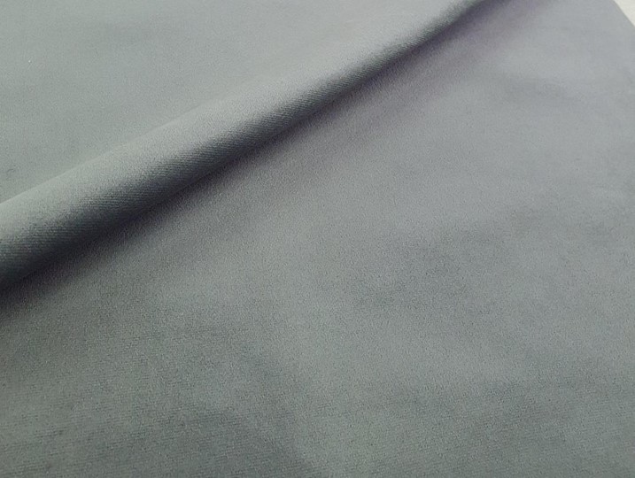 Диван угловой Николь, Серый/Черный/Черный (велюр/экокожа) в Саратове - изображение 8