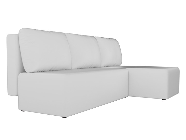 Угловой диван Поло, Белый (экокожа) в Саратове - изображение 2