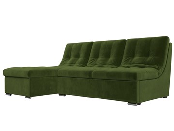 Угловой диван Релакс, зеленый (микровельвет) в Энгельсе