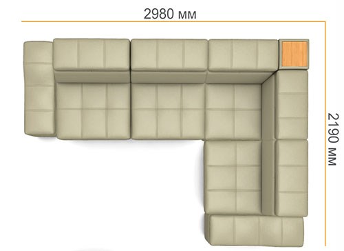 Угловой диван N-0-M ДУ (П1+ПС+УС+Д2+П1) в Энгельсе - изображение 4