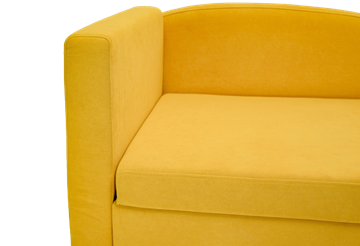 Мягкий диван левый Тедди желтый в Саратове - предосмотр 2