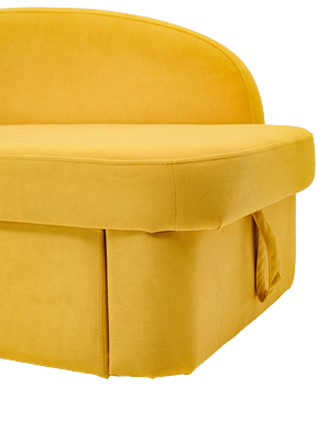 Мягкий диван левый Тедди желтый в Энгельсе - изображение 3