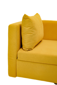 Мягкий диван левый Тедди желтый в Саратове - предосмотр 5
