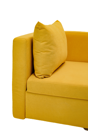 Мягкий диван левый Тедди желтый в Саратове - изображение 5