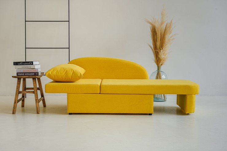 Мягкий диван левый Тедди желтый в Энгельсе - изображение 20