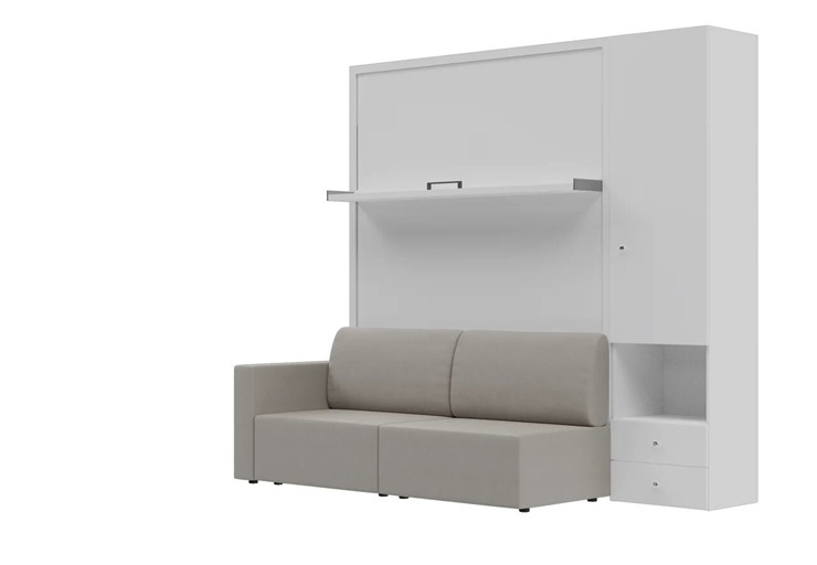 Диван Кровать-трансформер Smart (КД 1400+ШП), шкаф правый, левый подлокотник в Саратове - изображение 2