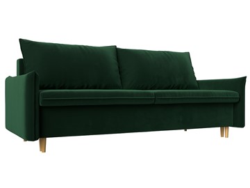 Прямой диван Хьюстон, Зеленый (Велюр) в Саратове