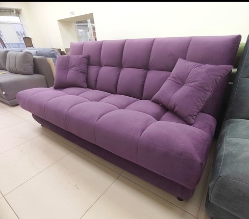 Прямой диван Лора Веста 2 ПРБЛ 1Valetta 25 велюр в Саратове - изображение
