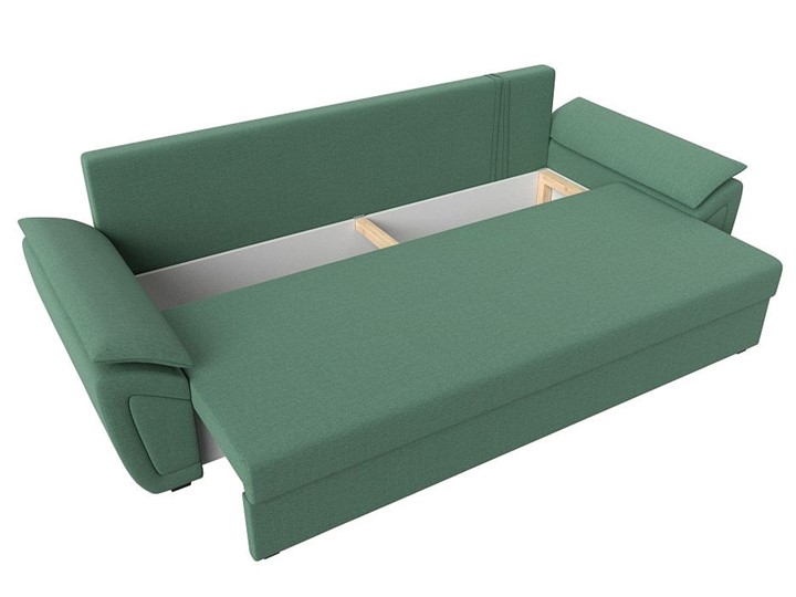 Прямой диван Нэстор Лайт, Амур зеленый (рогожка) в Саратове - изображение 1