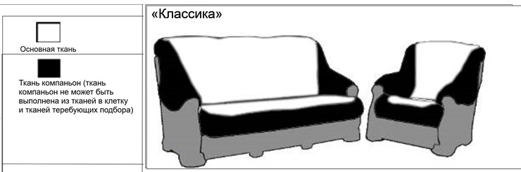 Прямой диван Классика Б, Миксотойл в Саратове - изображение 5