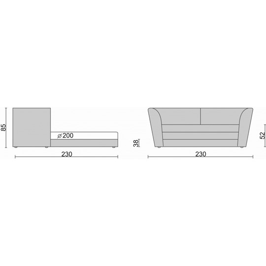 Круглый диван-кровать Смайл в Саратове - изображение 6