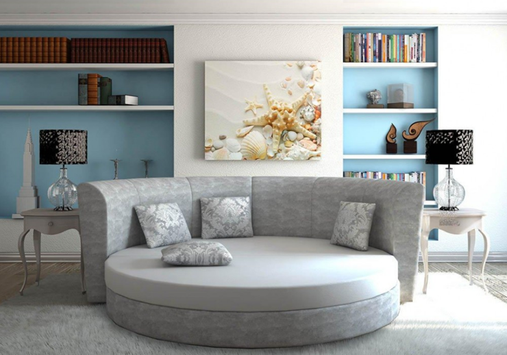 Круглый диван-кровать Смайл в Саратове - изображение 5