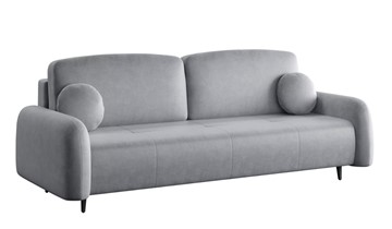Прямой диван Монблан 3т, Рогожка Муза 08 в Саратове