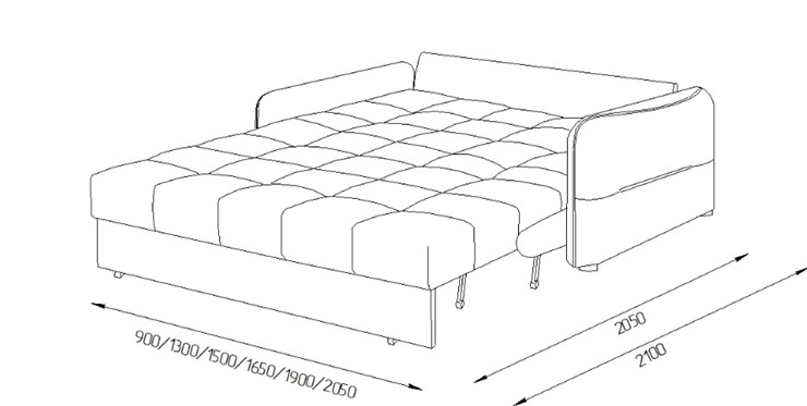 Прямой диван Токио 2 130 (НПБ) в Саратове - изображение 8