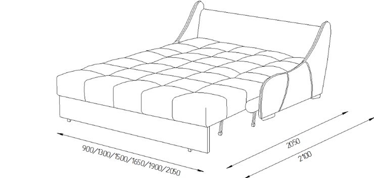 Прямой диван Токио 205 (НПБ) в Саратове - изображение 3
