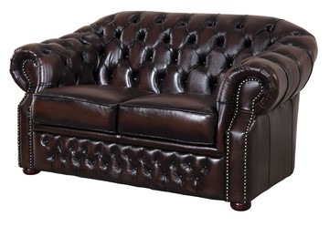 Прямой диван В-128 (2-х местный) brown в Энгельсе