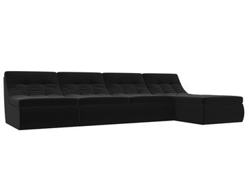 Модульный раскладной диван Холидей, Черный (микровельвет) в Энгельсе