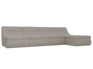 Модульный раскладной диван Холидей, Корфу 02 (рогожка) в Энгельсе