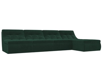 Модульный раскладной диван Холидей, Зеленый (велюр) в Саратове